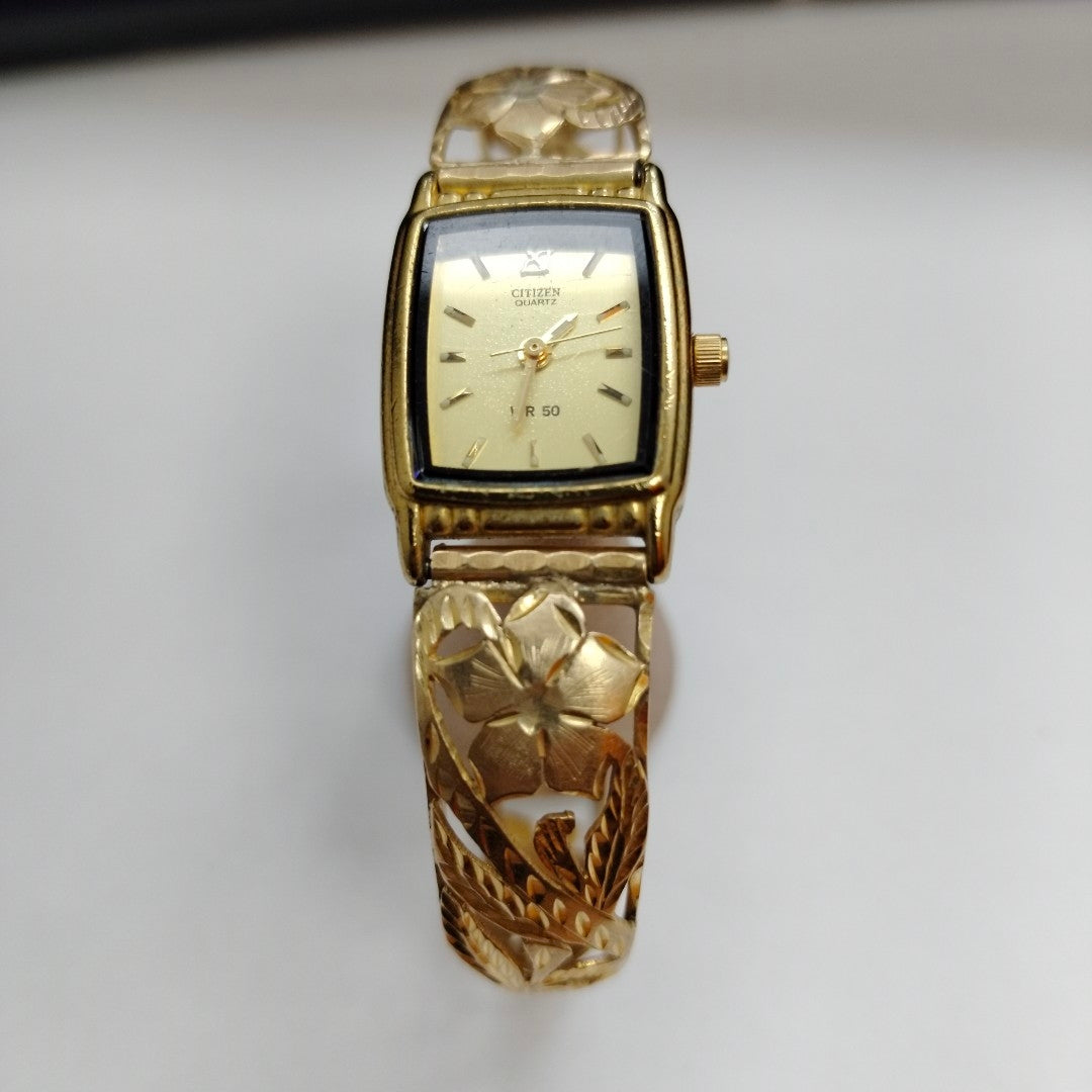 RELOJ CAJA ACERO PULSO ORO ORO 14 K 22.3 GRMS (SEMINUEVO)