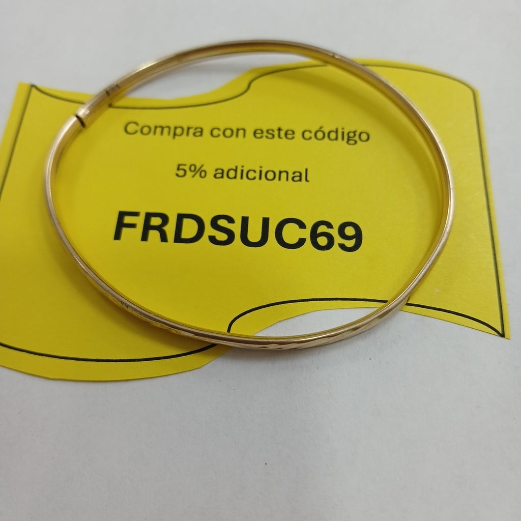 PULSERA RIGIDA ORO 10 K 3.5 GRMS (SEMINUEVO)