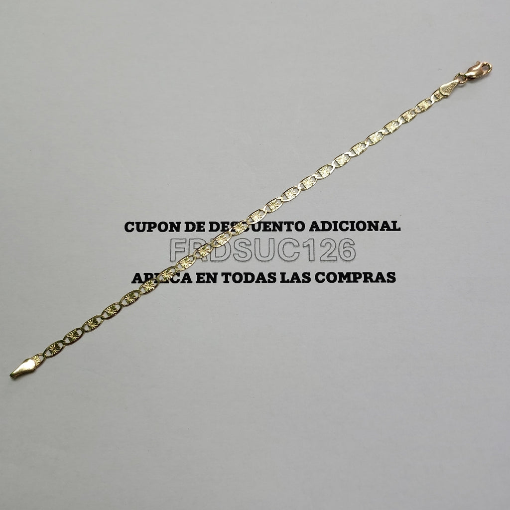 PULSERAS GUCHI ORO 14K 18 CM 2.8 GR (NUEVO)
