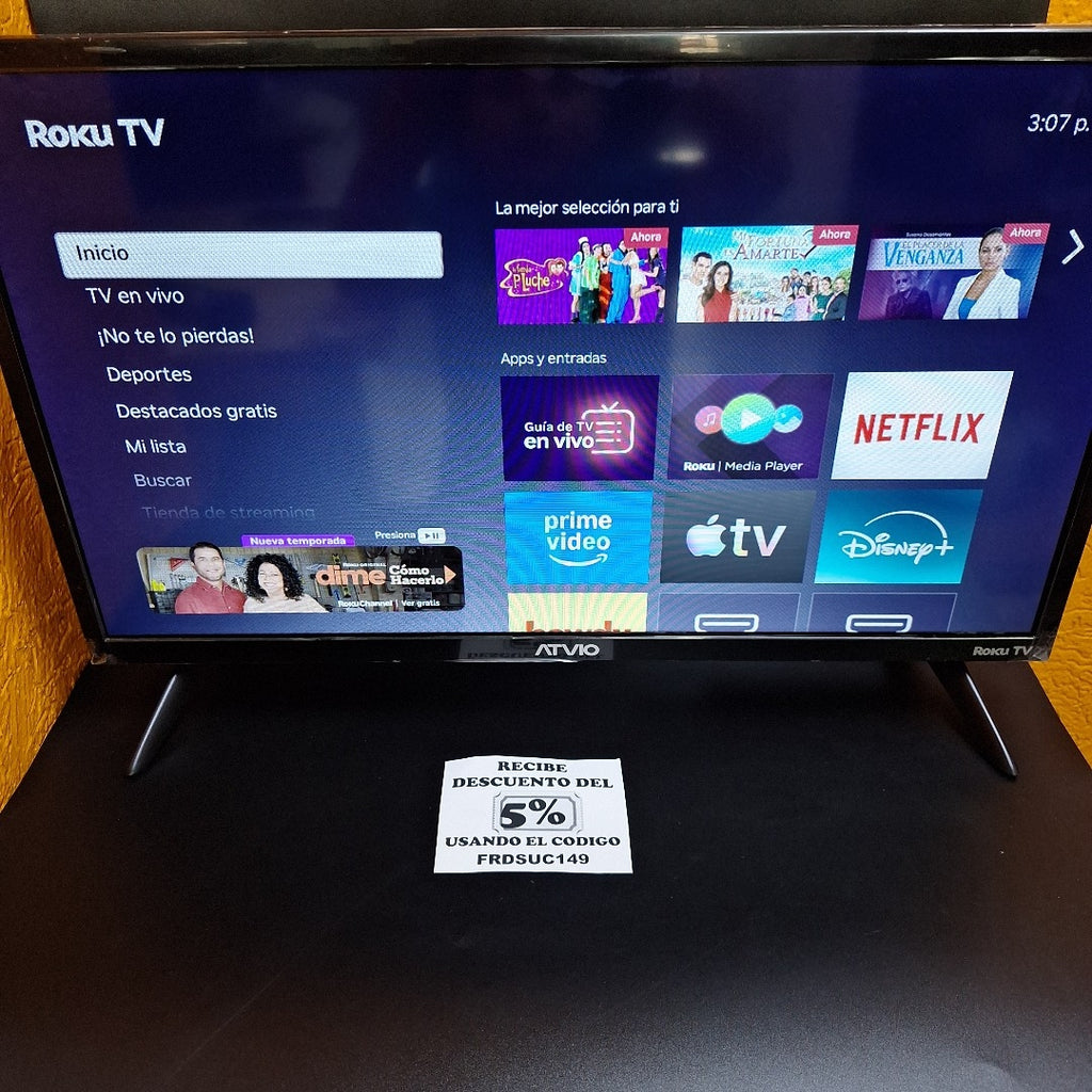 PANTALLA ATVIO ATV-24HDR (2025) 24" LED HD (SEMINUEVO)