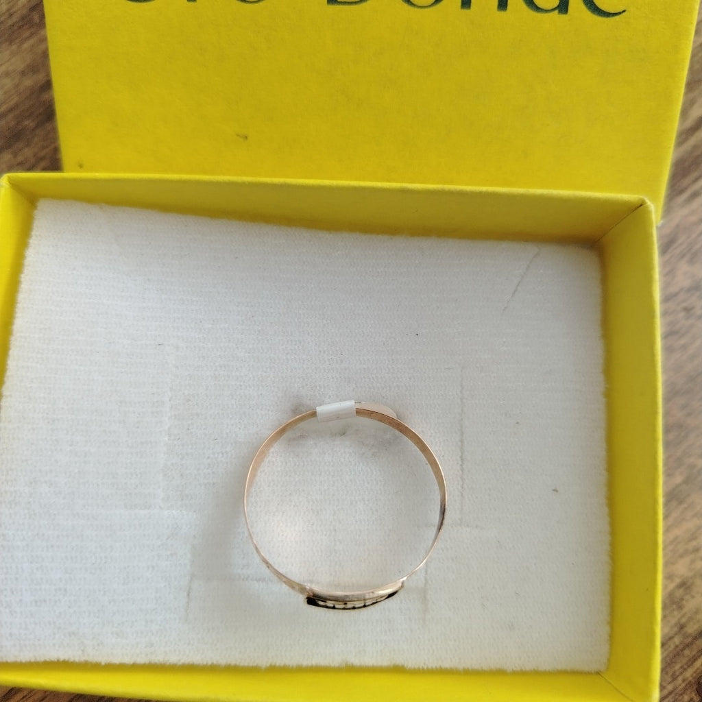ANILLO DE GRADUACIÓN ORO 8 K 1.3 GRMS (SEMINUEVO)