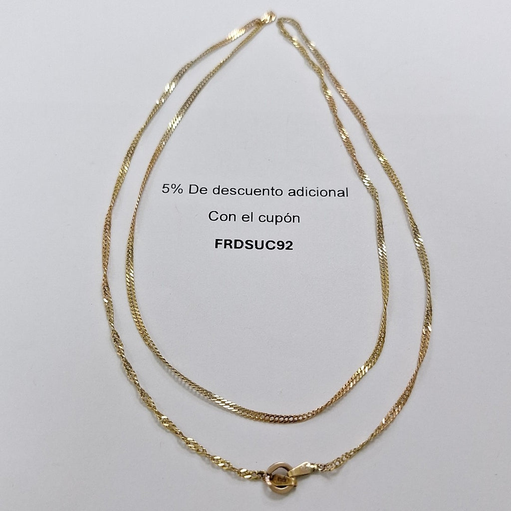 CADENA ORO 14 K 4 GRMS (SEMINUEVO)