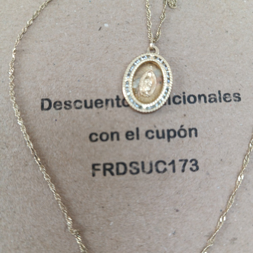 CADENA, DIJE ORO 10 K 2.1 GRMS (SEMINUEVO)