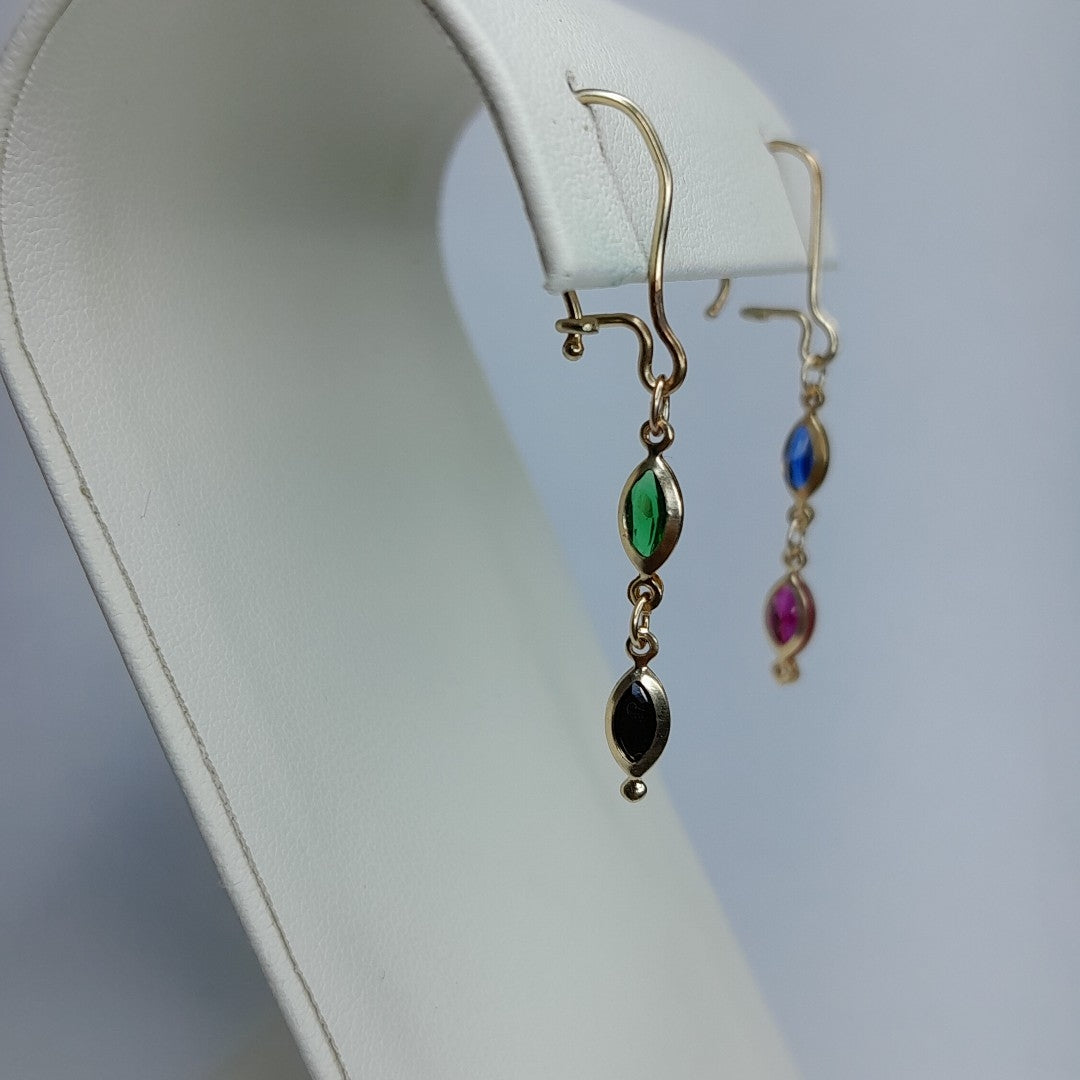 ARETES PAR ORO 8 K 1 GRMS (SEMINUEVO)