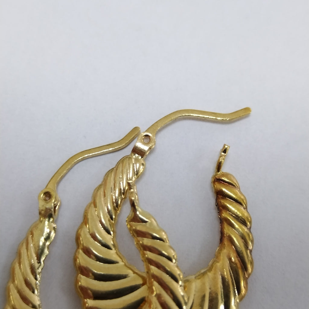 ARRACADAS PAR ORO 14 K 2 GRMS (SEMINUEVO)