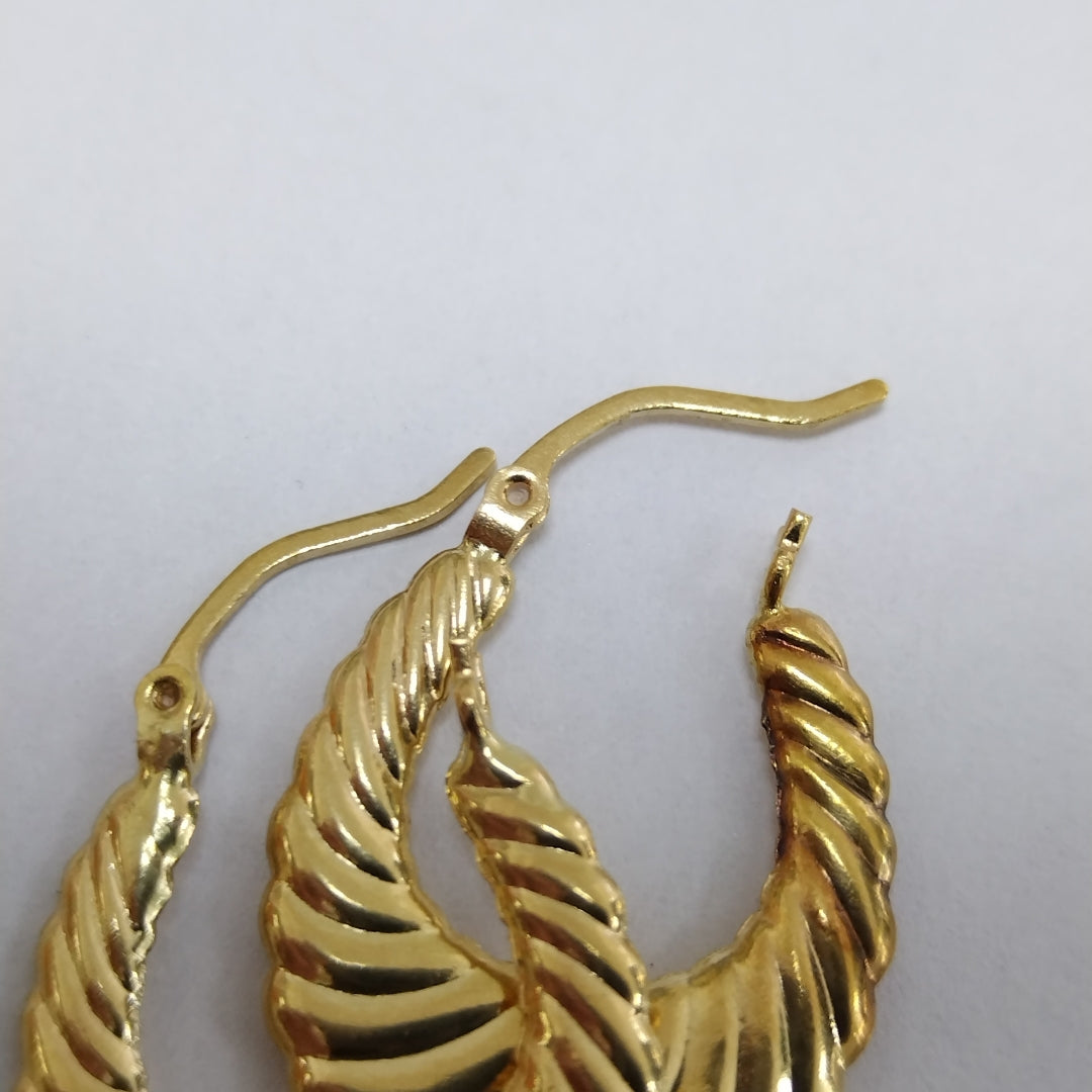 ARRACADAS PAR ORO 14 K 2 GRMS (SEMINUEVO)