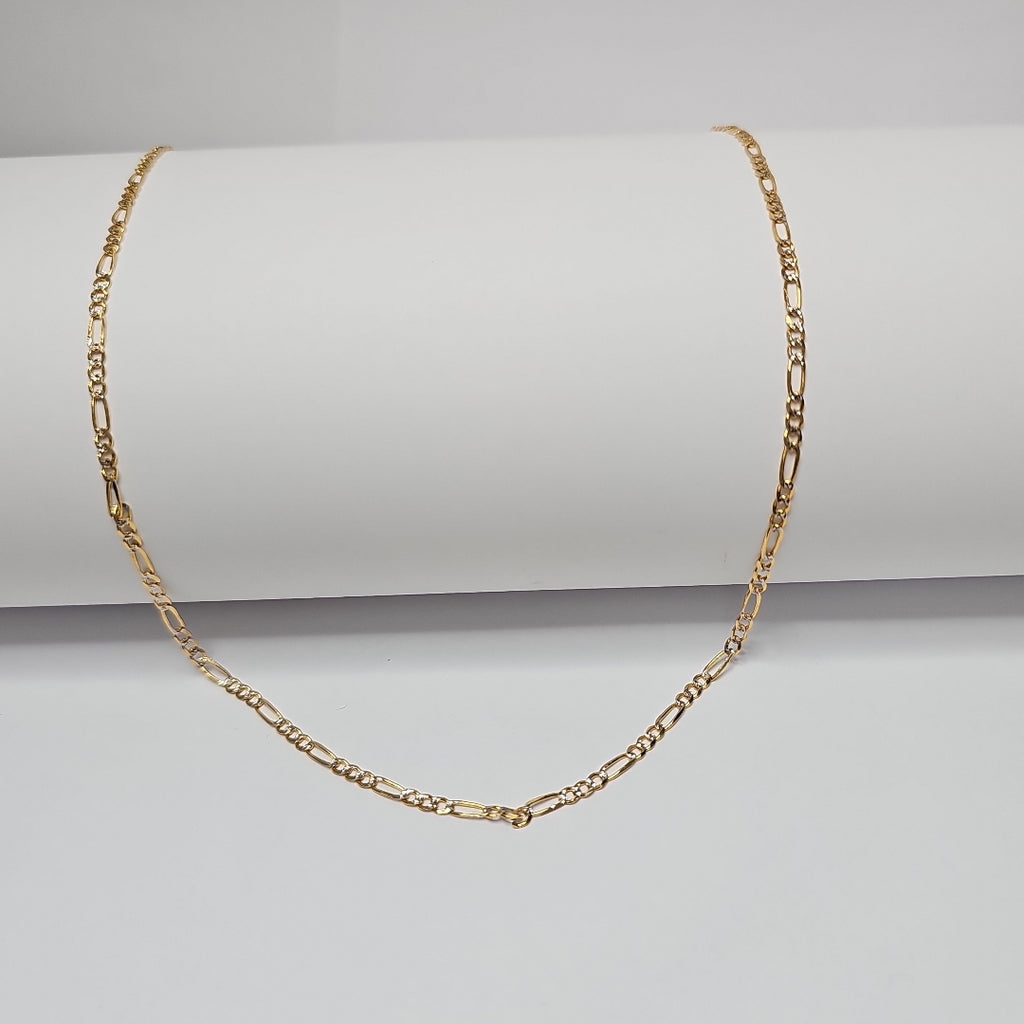 CADENAS TEJIDO 3X1 ORO 14K 55 CM 4.8 GR (NUEVO)