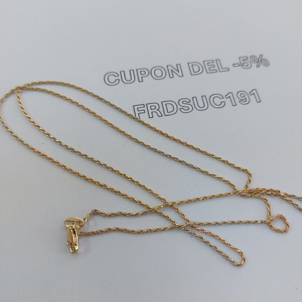 CADENA ORO 14 K 4.6 GRMS (SEMINUEVO)