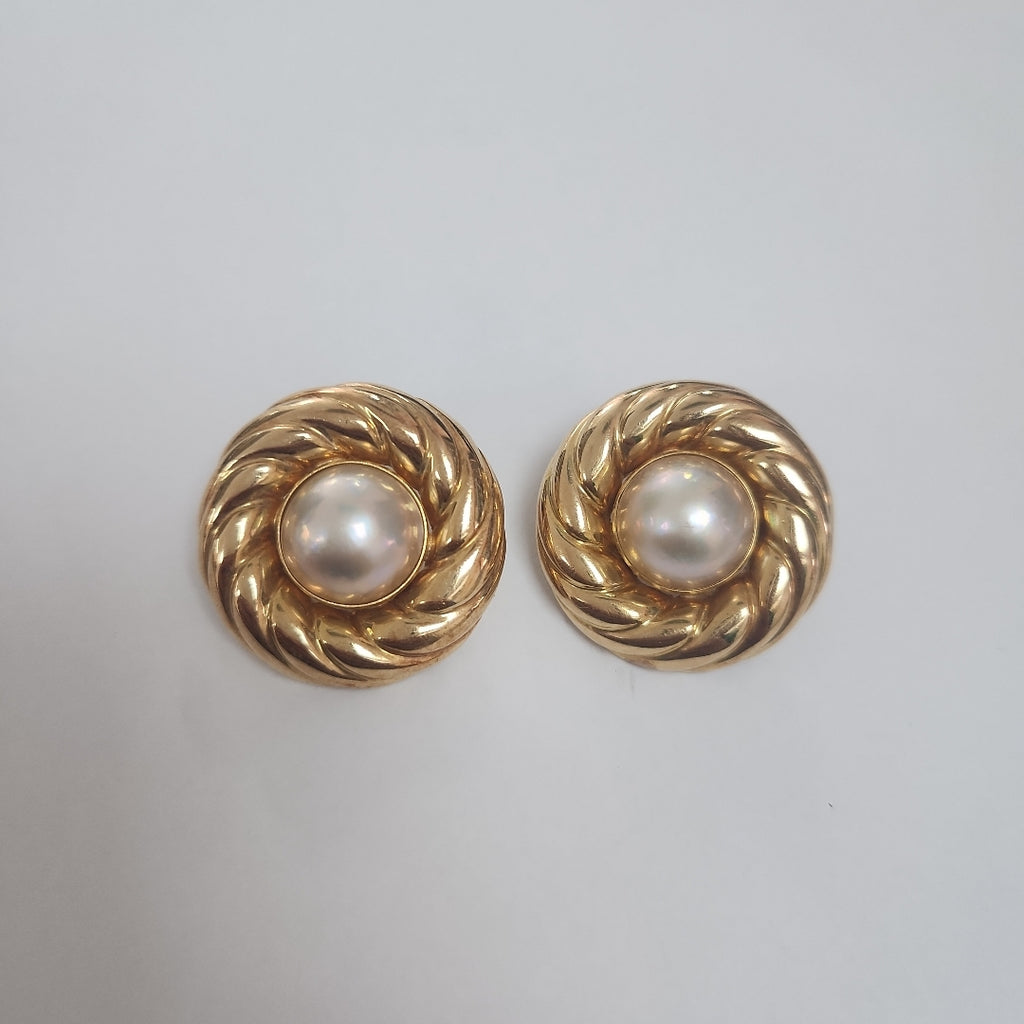 ARETES PAR ORO 18 K 28,70 GRMS (SEMINUEVO)