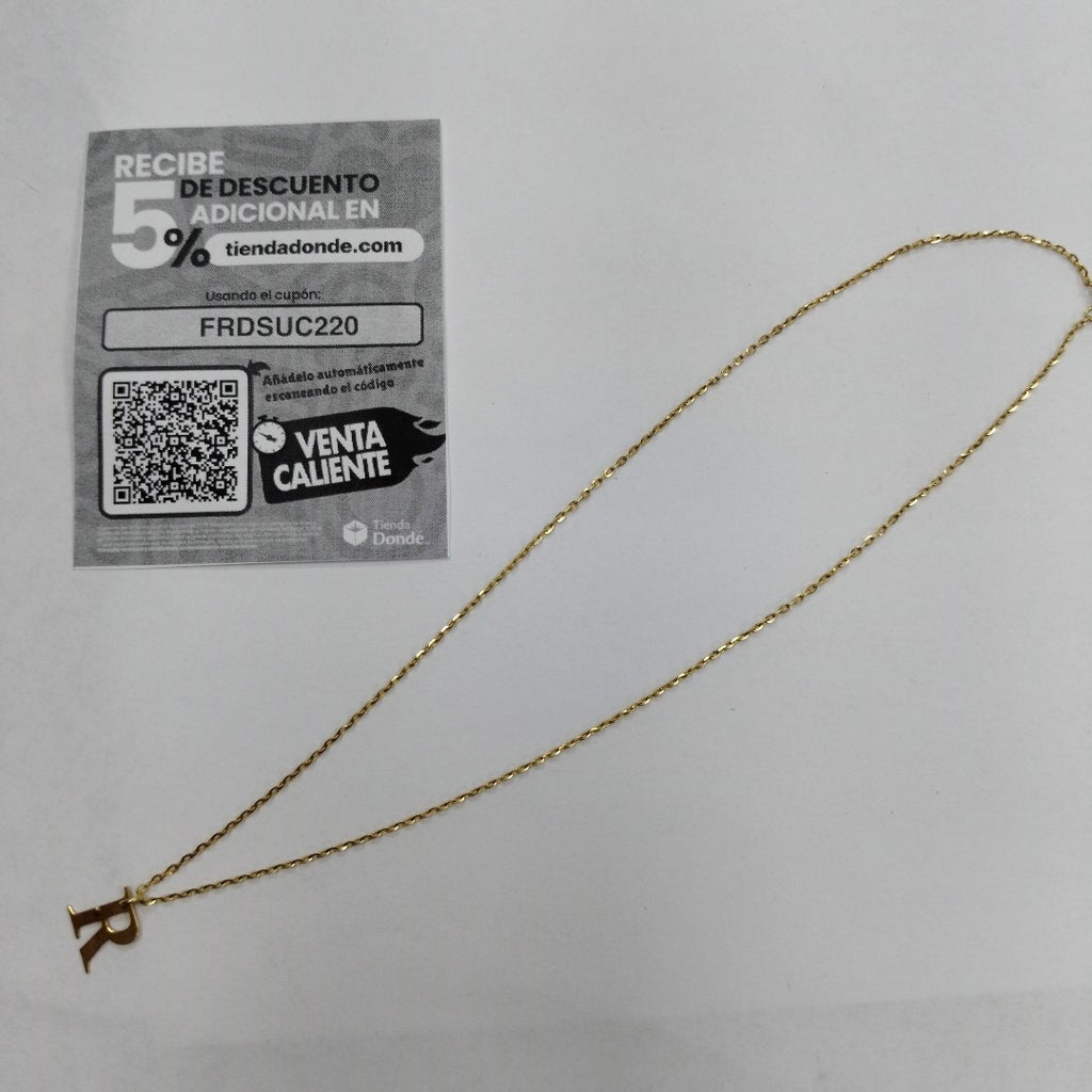 CADENA, DIJE ORO 10 K 1.7 GRMS (SEMINUEVO)