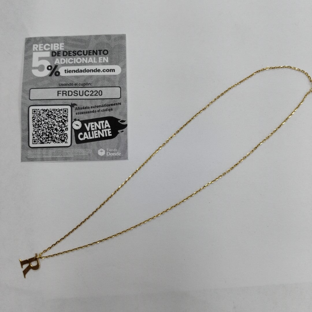 CADENA, DIJE ORO 10 K 1.7 GRMS (SEMINUEVO)