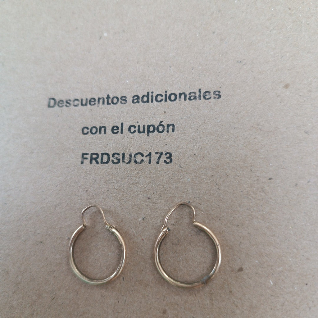 ARRACADAS PAR ORO 8 K 1,30 GRMS (SEMINUEVO)