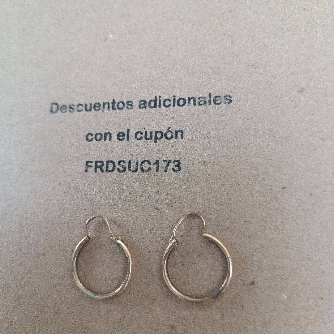 ARRACADAS PAR ORO 8 K 1,30 GRMS (SEMINUEVO)