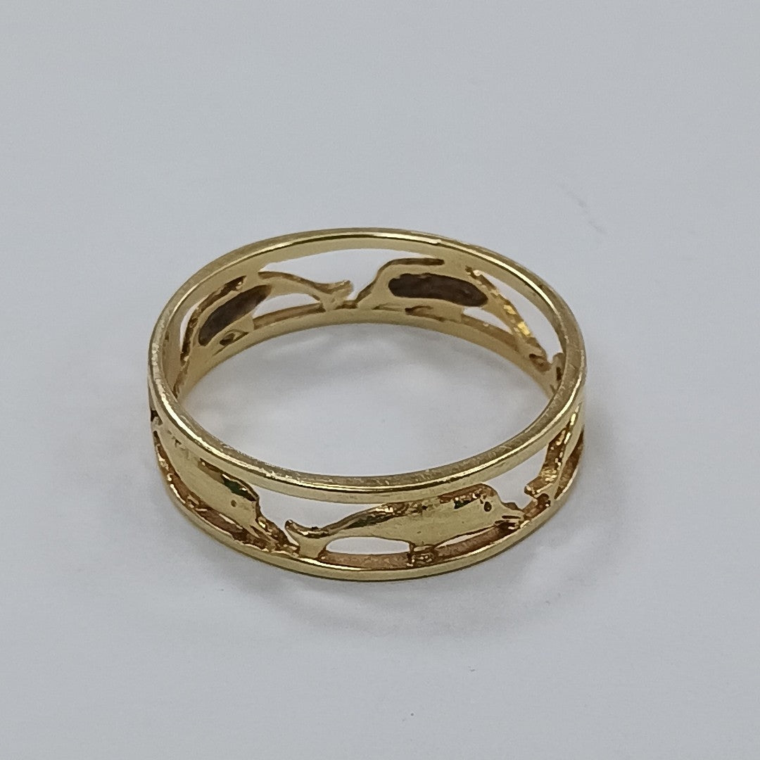 ANILLO ORO 14 K 2 GRMS (SEMINUEVO)