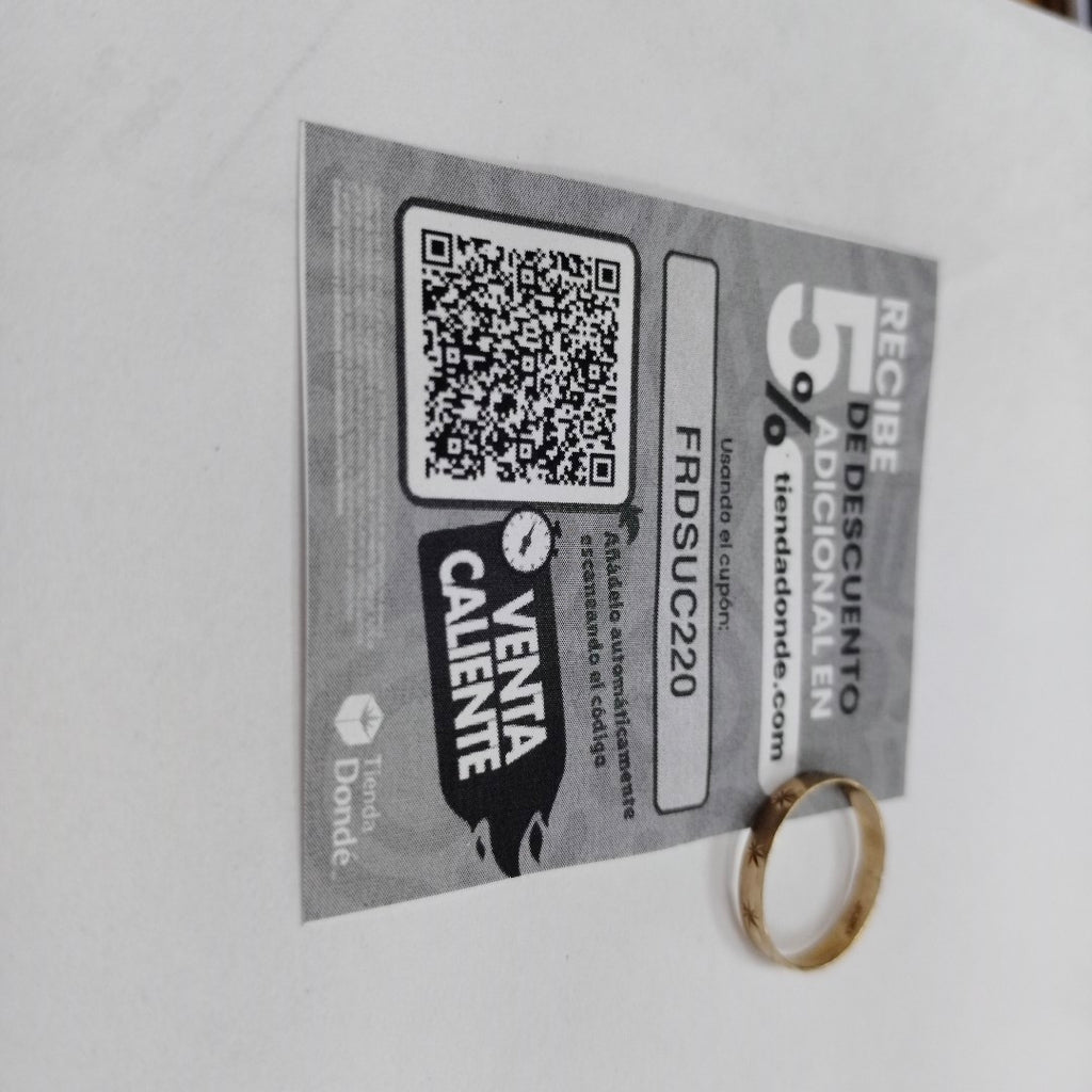 ARGOLLA ORO 8 K 1 GRMS (SEMINUEVO)
