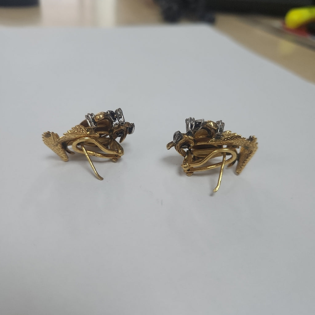ARETES PAR ORO 14 K 13.8 GRMS (SEMINUEVO)