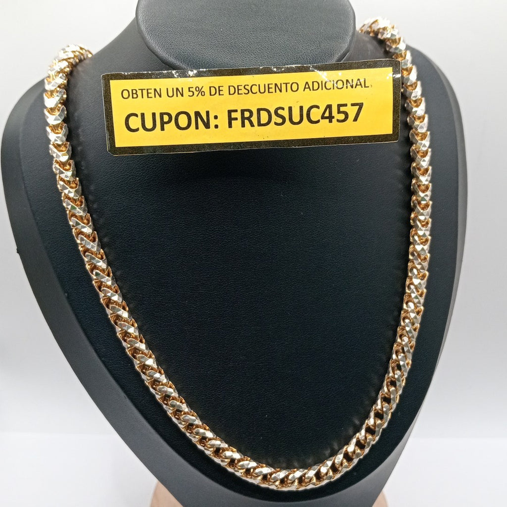 CADENA ORO,RODIADO 14 K 144,50 GRMS (SEMINUEVO)