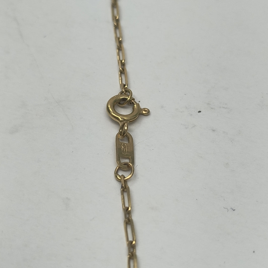 CADENA,CRUCIFIJO ORO 14 K 5,40 GRMS (SEMINUEVO)