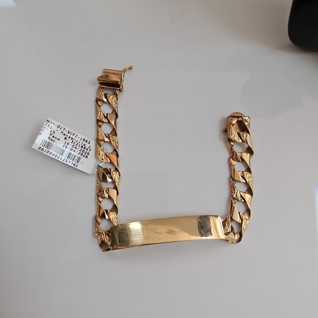 ESCLAVA ORO 14 K 22,50 GRMS (SEMINUEVO)