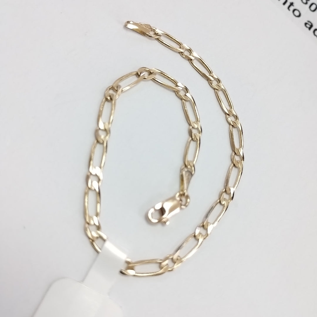PULSERAS 1X1 ORO 14K 18 CM 2.7 GR (NUEVO)