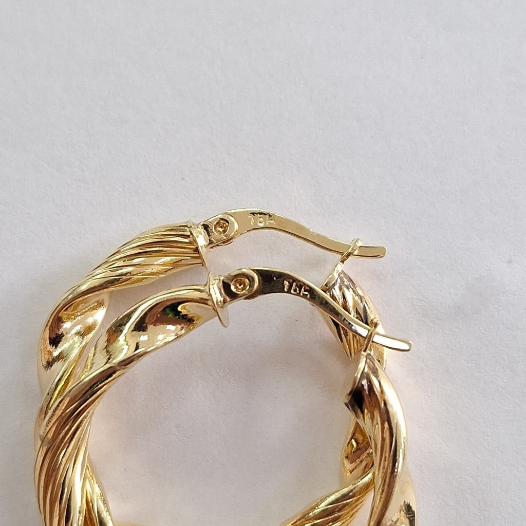 ARRACADAS PAR ORO 18 K 3.4 GRMS (SEMINUEVO)