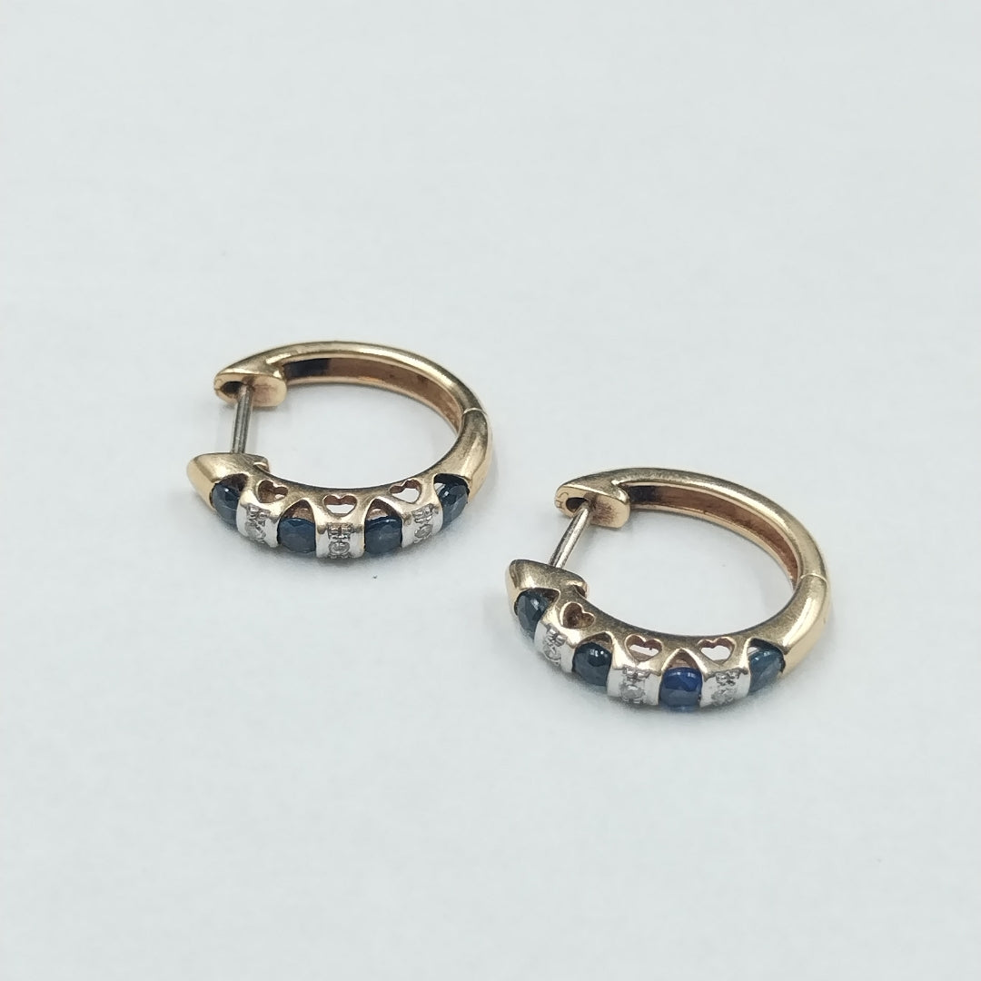 ARRACADAS PAR ORO 14 K 2,60 GRMS (SEMINUEVO)
