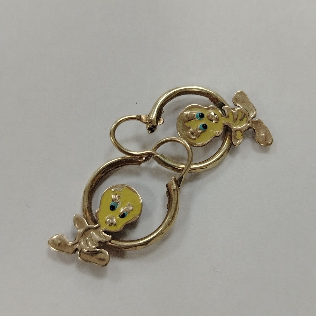 ARRACADAS PAR ORO 10 K 1,90 GRMS (SEMINUEVO)