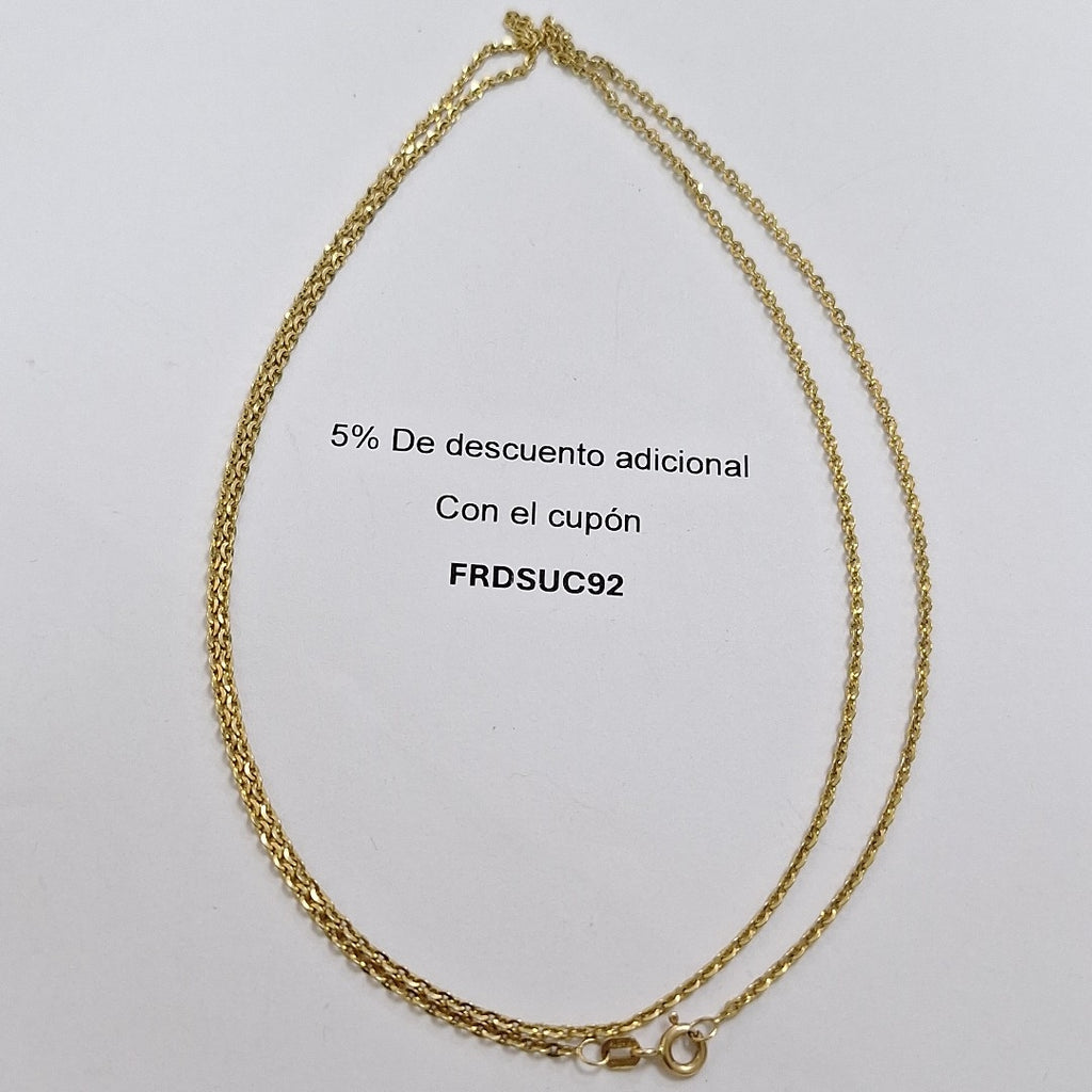 CADENA ORO 14 K 4,90 GRMS (SEMINUEVO)