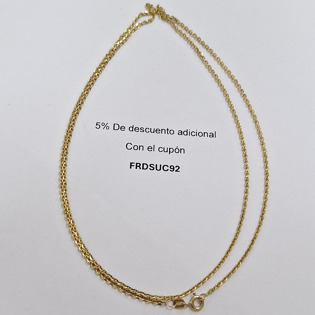 CADENA ORO 14 K 4,90 GRMS (SEMINUEVO)