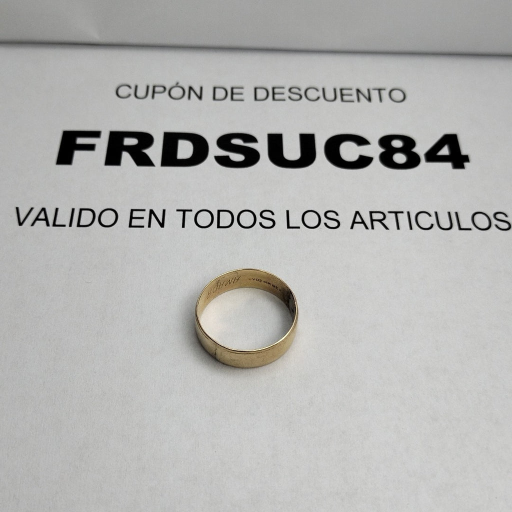 ARGOLLA ORO 14 K 3.4 GRMS (SEMINUEVO)