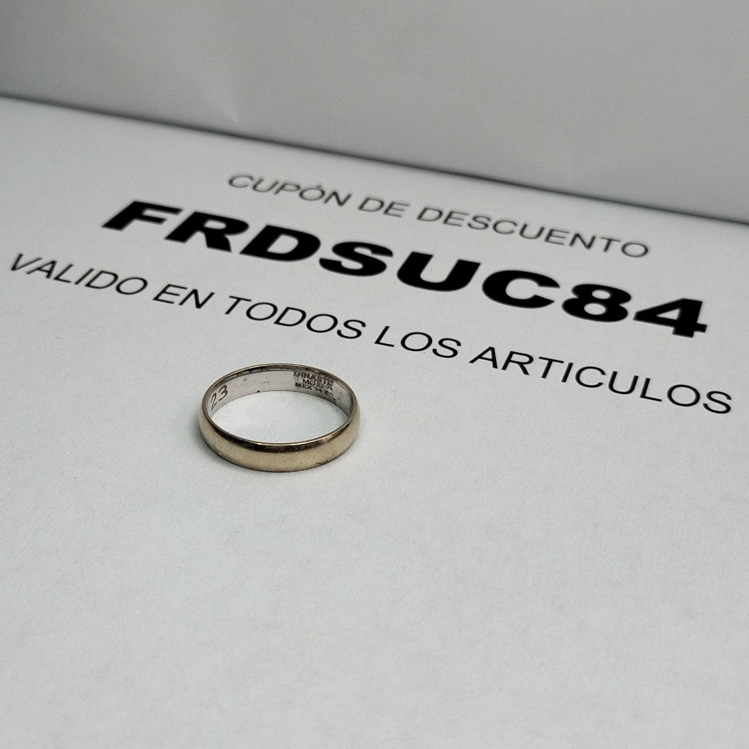 ARGOLLA ORO 14 K 3.2 GRMS (SEMINUEVO)