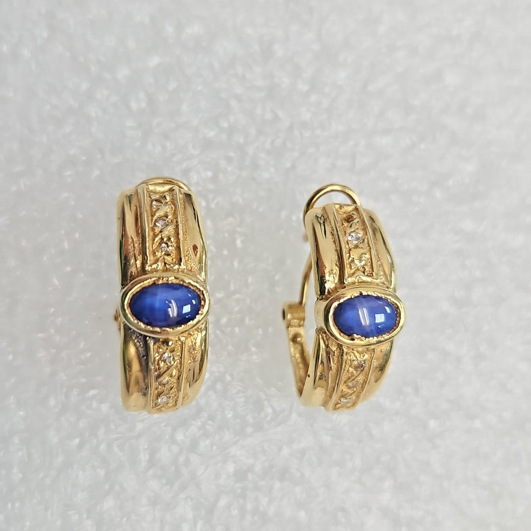 ARETES PAR ORO 14 K 6,00 GRMS (SEMINUEVO)