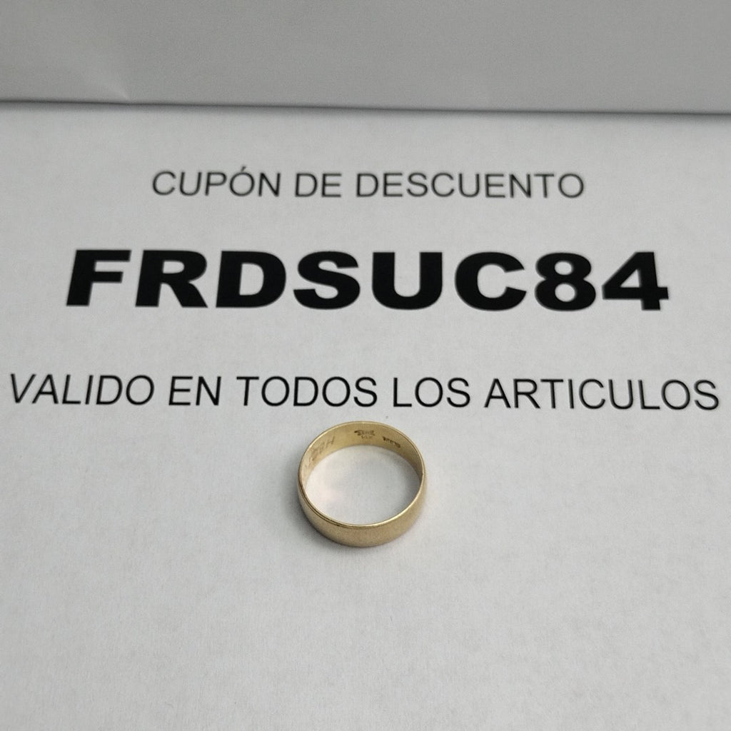 ARGOLLA ORO 14 K 3.3 GRMS (SEMINUEVO)