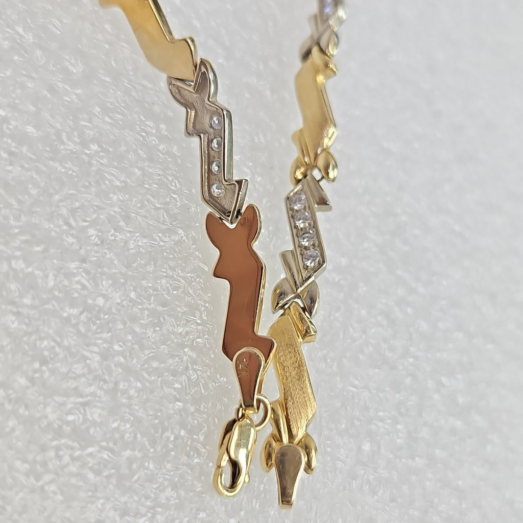 PULSERA ORO, ORO BLANCO 10 K 3 GRMS (SEMINUEVO)