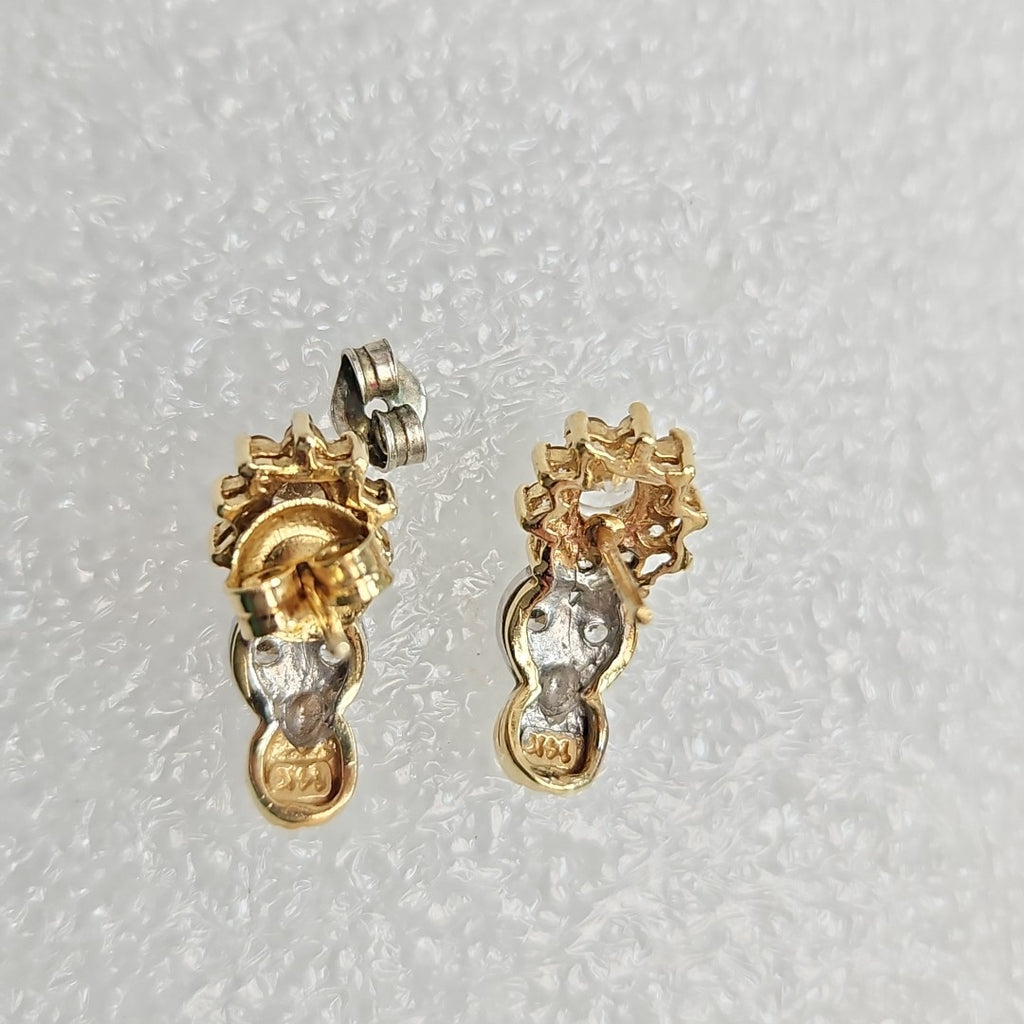 BROQUELES PAR ORO 14 K 3,00 GRMS (SEMINUEVO)