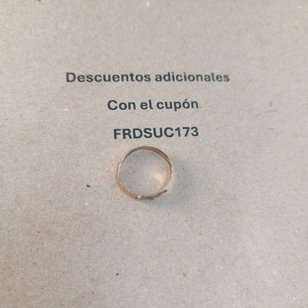 ANILLO ORO 10 K 0,90 GRMS (SEMINUEVO)
