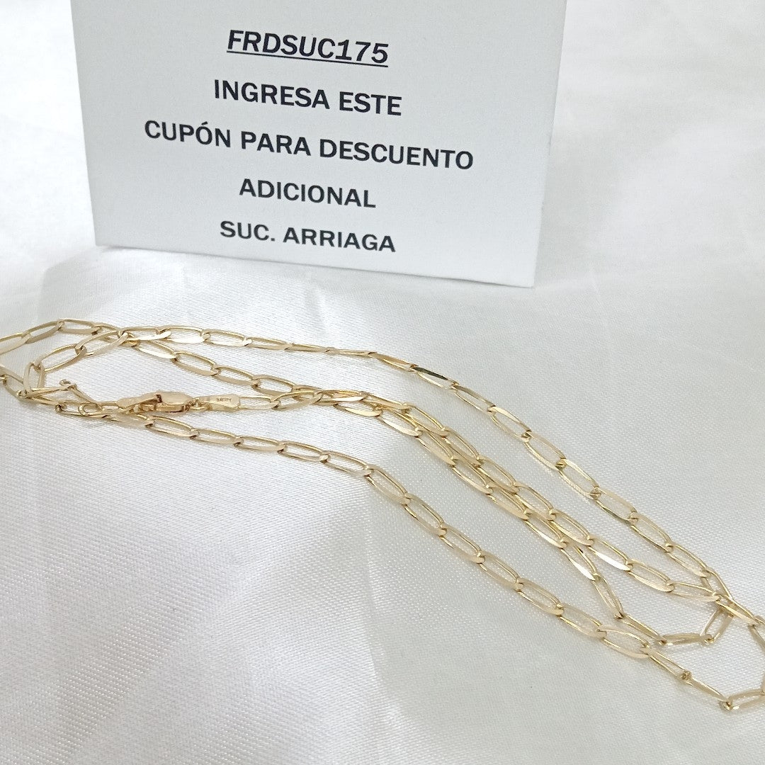 CADENA TEJIDO ESLABONES 6.8G 55 CM (NUEVO)