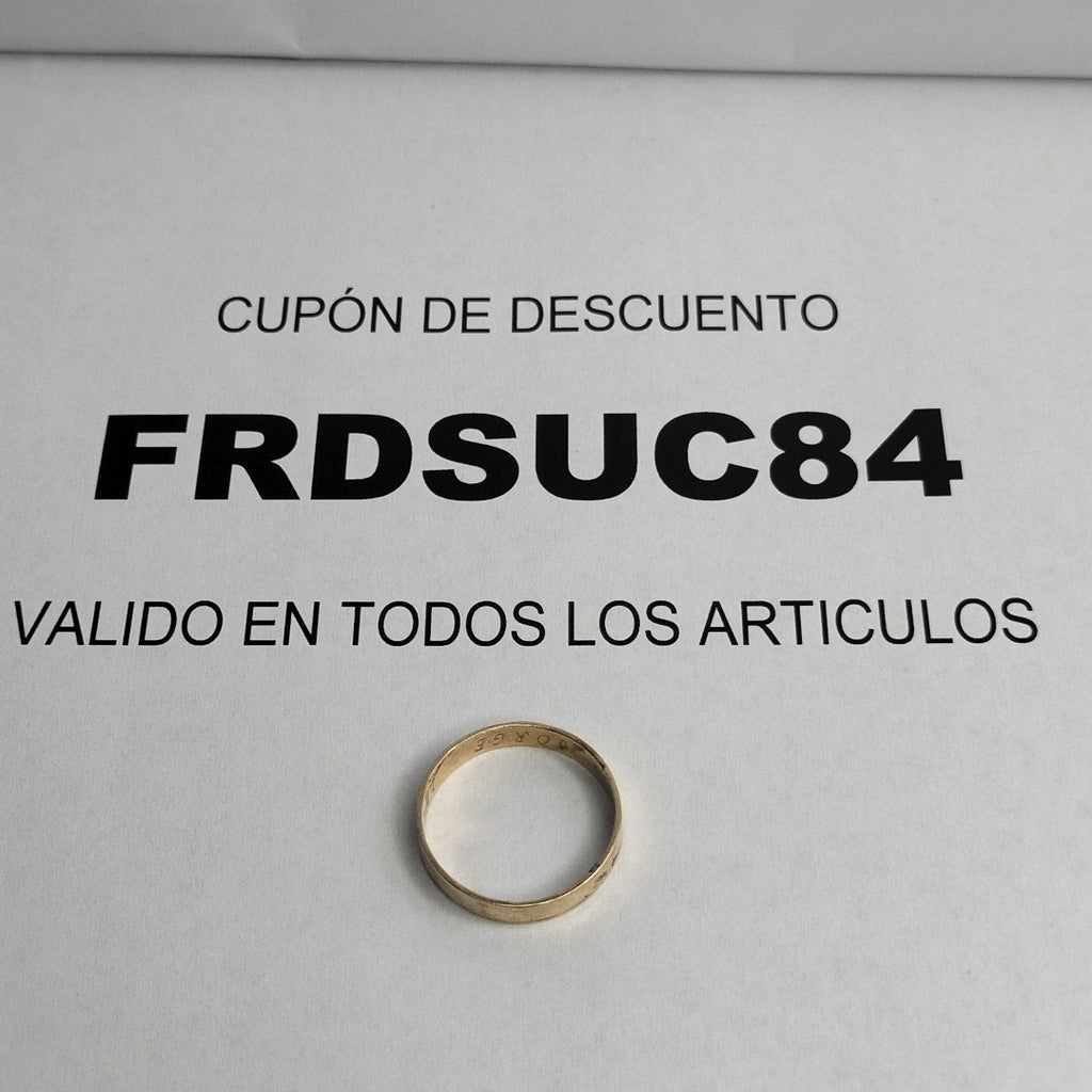 ARGOLLA ORO 8 K 2,10 GRMS (SEMINUEVO)
