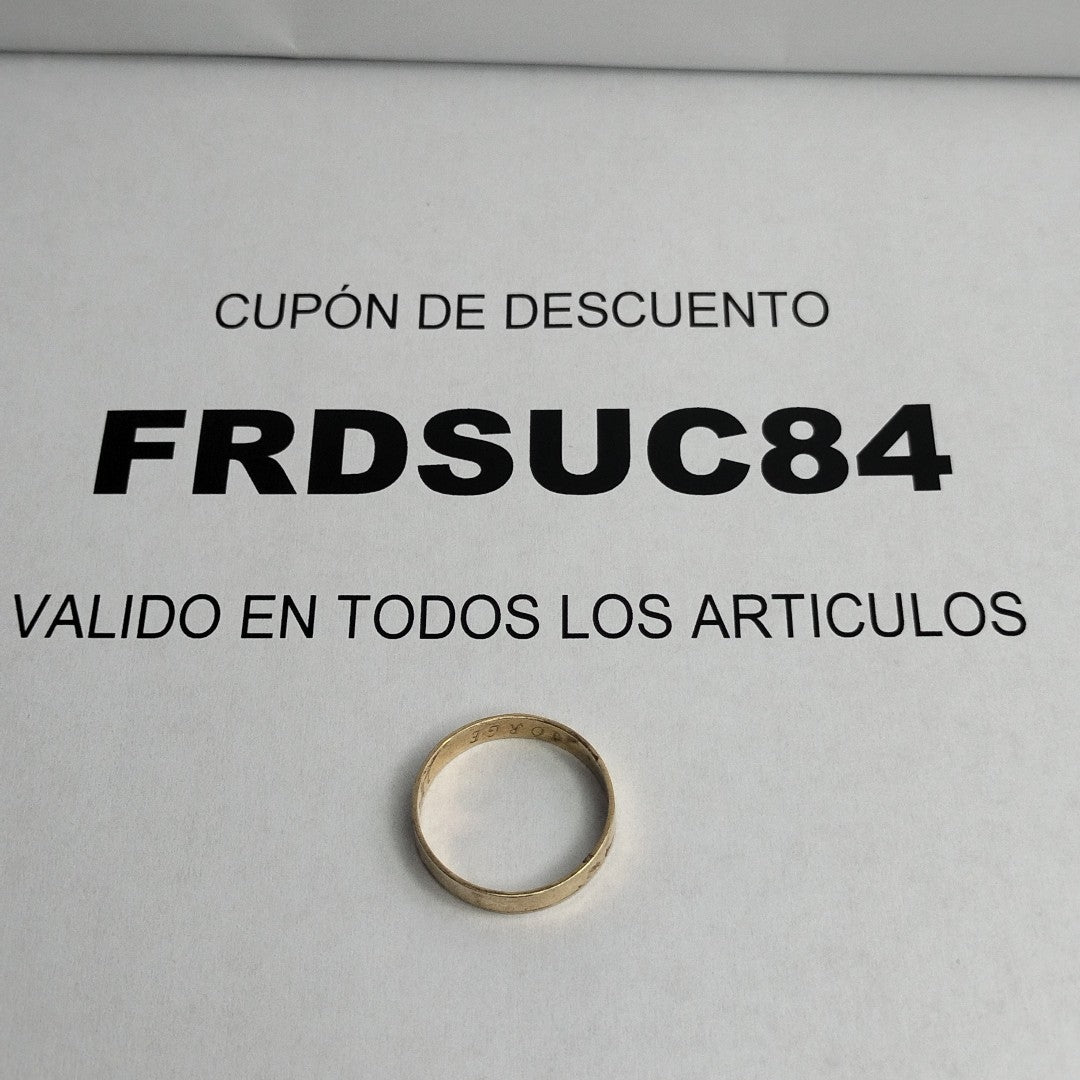 ARGOLLA ORO 8 K 2,10 GRMS (SEMINUEVO)