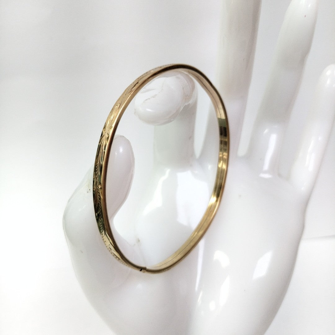PULSERA RIGIDA ORO 10 K 5 GRMS (SEMINUEVO)