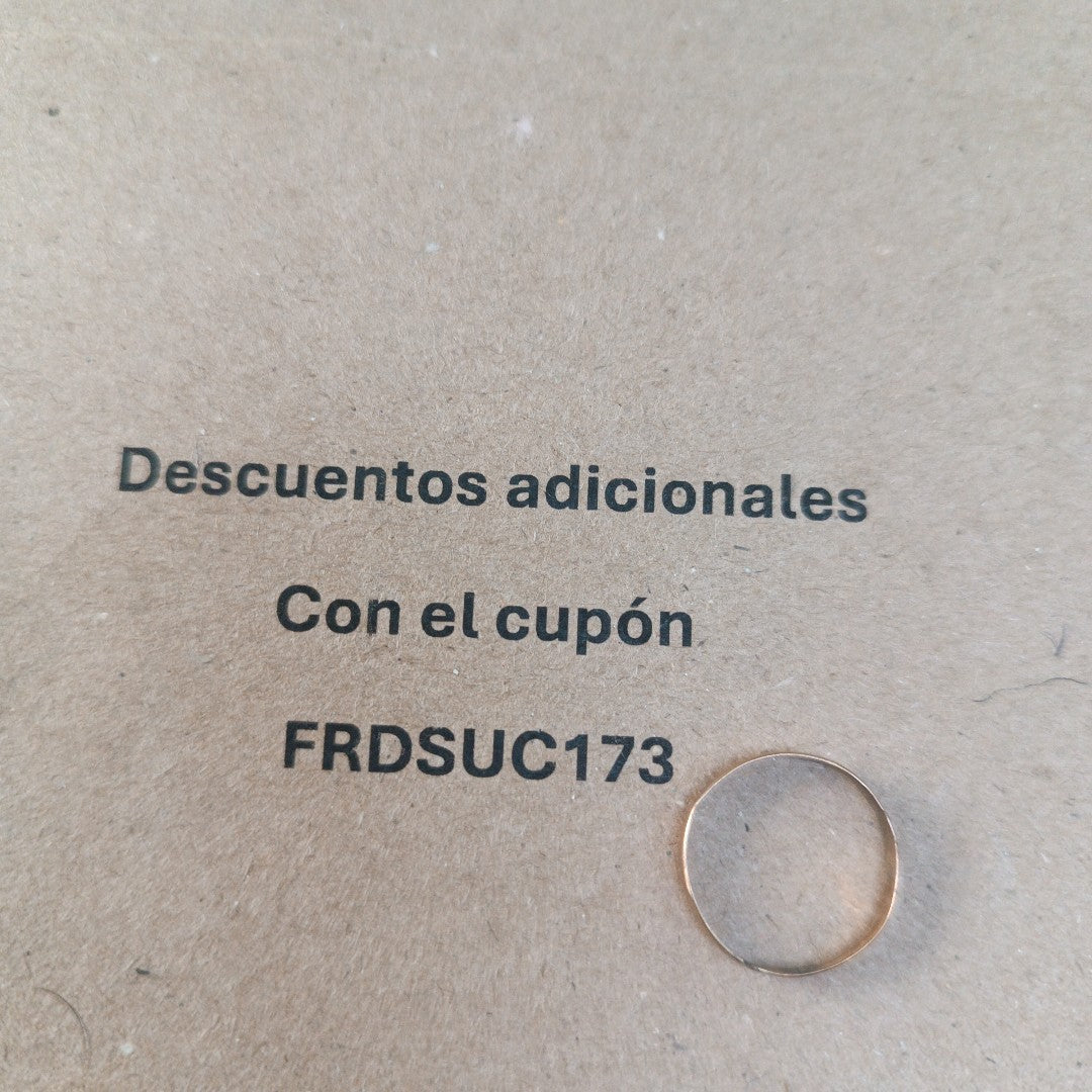 ANILLO ORO 10 K 0,40 GRMS (SEMINUEVO)
