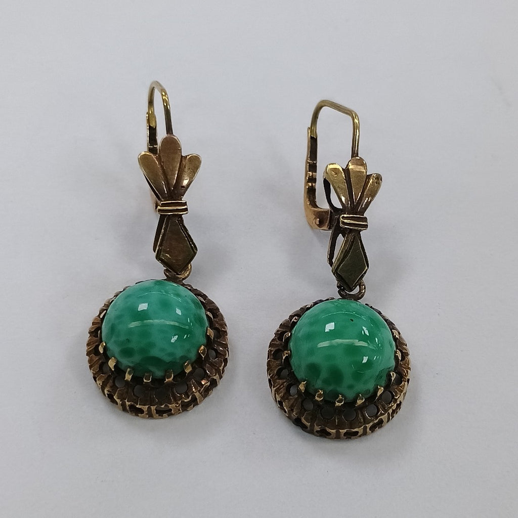 ARETES PAR ORO 14 K 5.1 GRMS (SEMINUEVO)