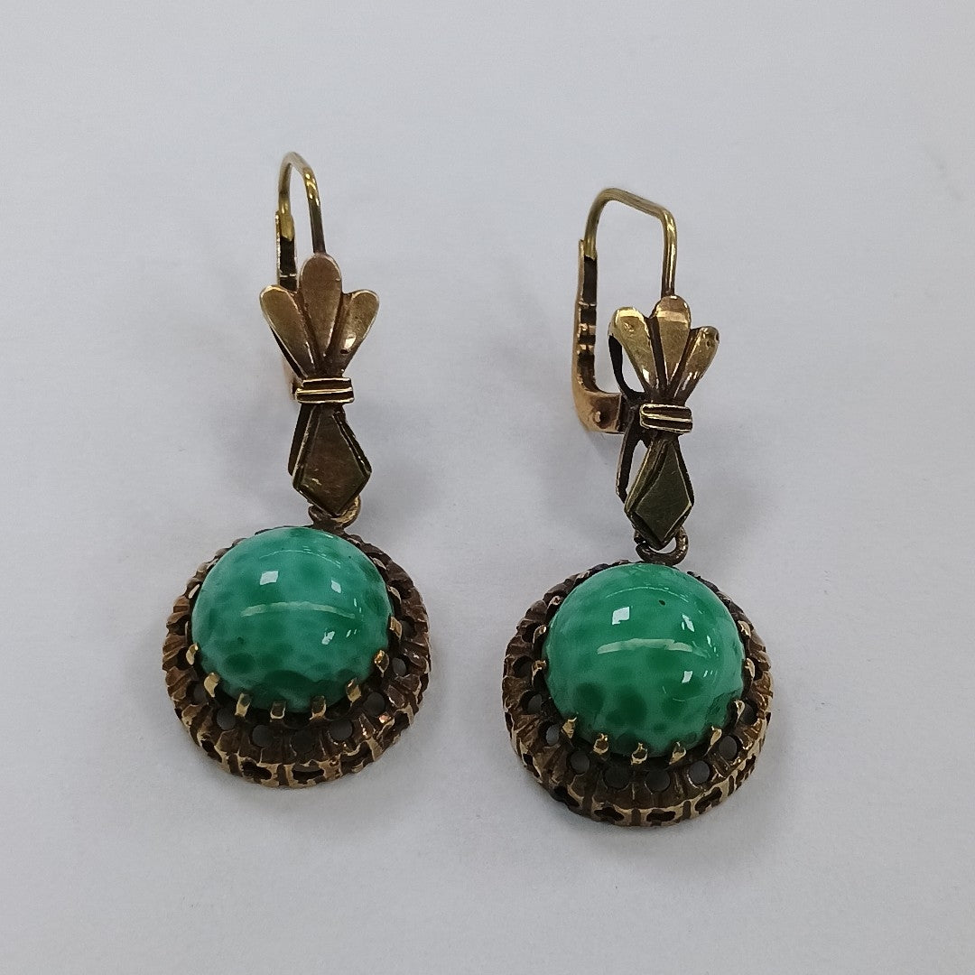 ARETES PAR ORO 14 K 5.1 GRMS (SEMINUEVO)