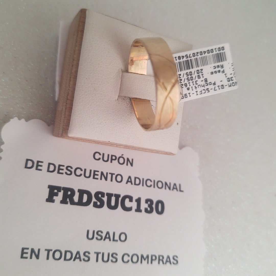 ARGOLLA ORO 14 K 3.3 GRMS (SEMINUEVO)