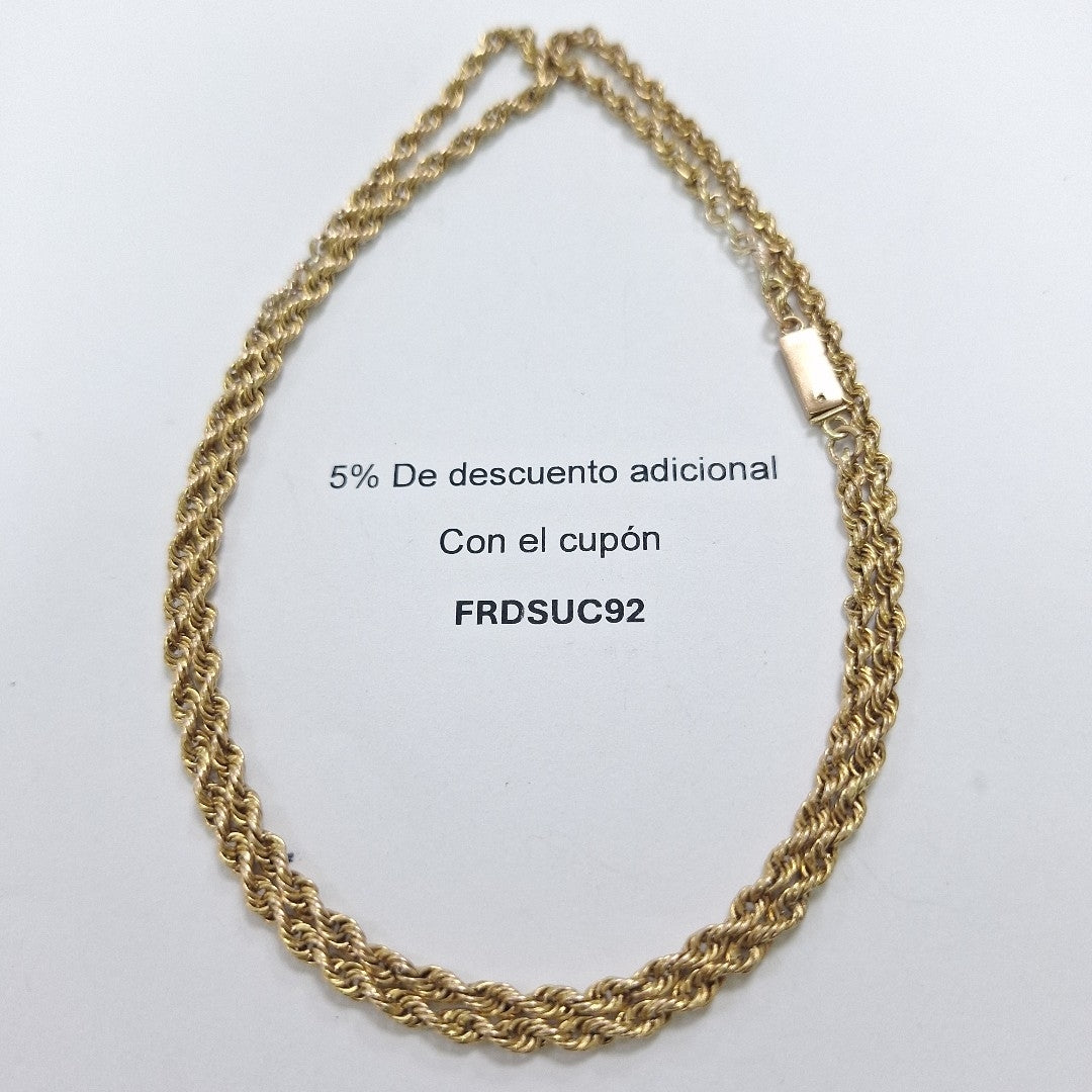 CADENA ORO 10 K 15.5 GRMS (SEMINUEVO)