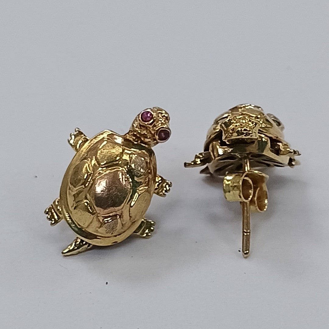 ARETES PAR ORO 14 K 4.8 GRMS (SEMINUEVO)