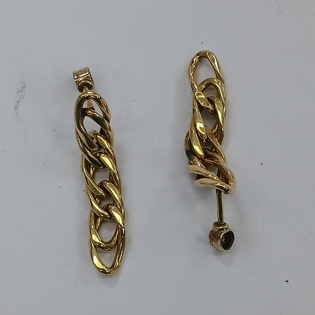 ARETES PAR ORO 14 K 3.3 GRMS (SEMINUEVO)