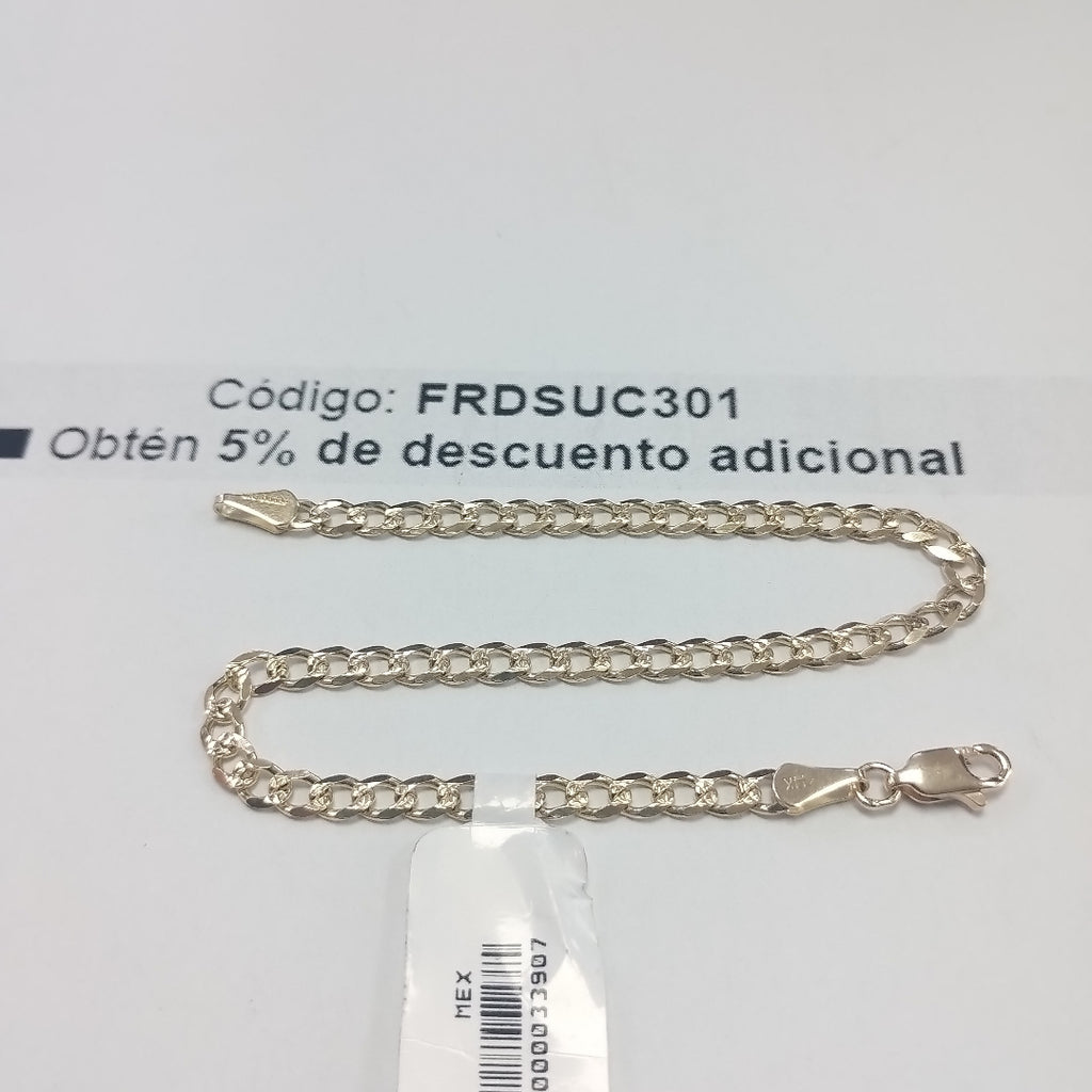 PULSERAS BARBADA ORO 14K 21 CM 5.3 GR (NUEVO)