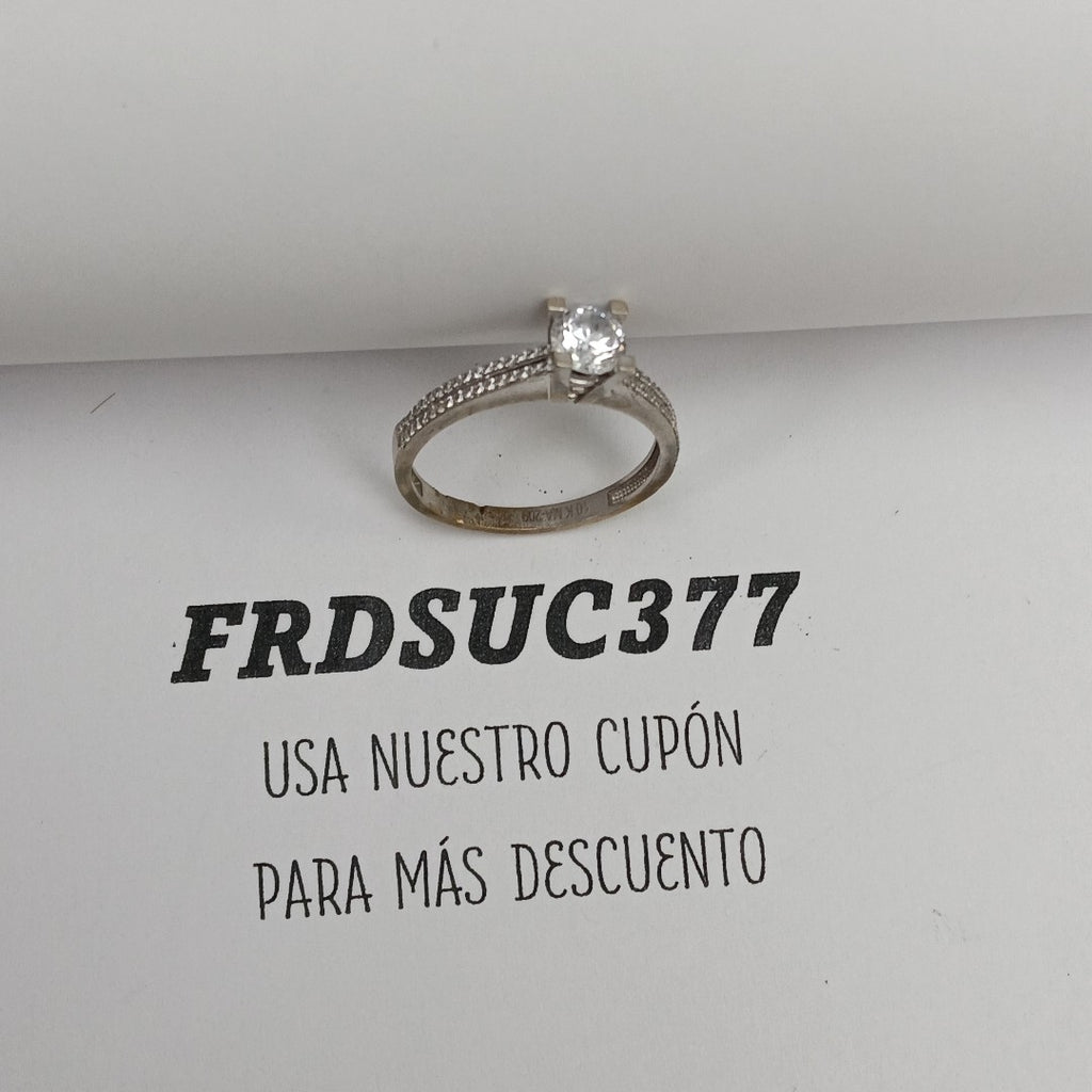 ANILLITO ORO, ORO BLANCO 8 K 2.6 GRMS (SEMINUEVO)