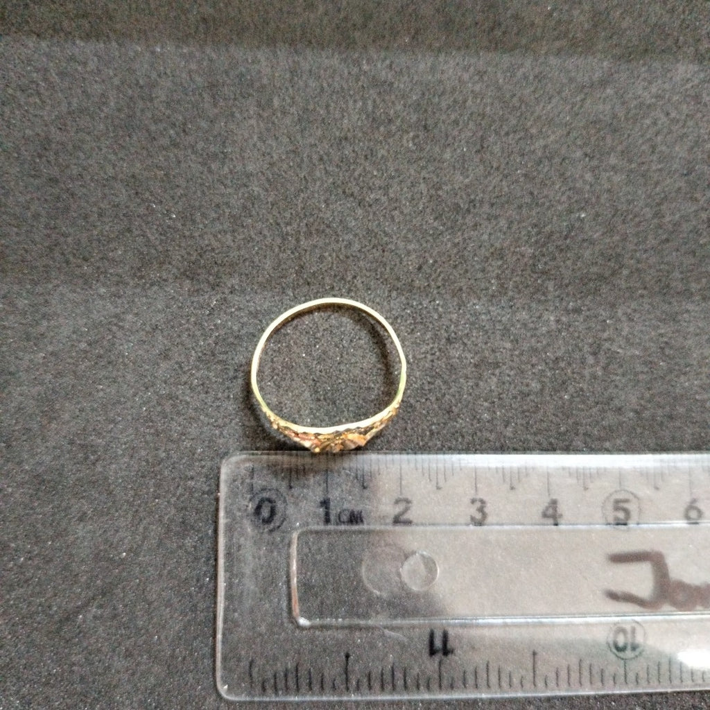 ANILLITO ORO COMBINADO 10 K 1,20 GRMS (SEMINUEVO)